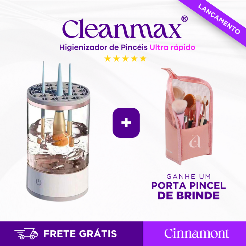 CLEANMAX® - Higienizador de Pincéis Ultra Rápido ( +BRINDE EXCLUSIVO)