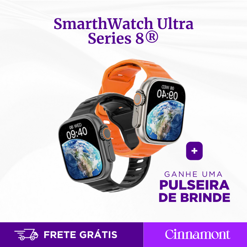 SMARTWATCH ULTRA® 8  (PULSEIRA DE BRINDE)